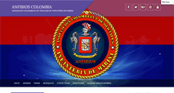 Desktop Screenshot of anfibioscolombia.org